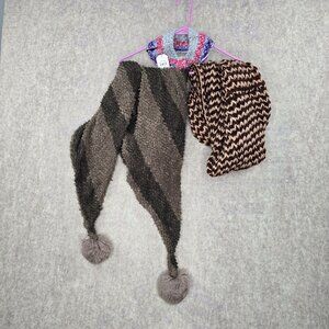 Lot of Faded Glory, Womens Scarves & Headband Set Wool & Acrylic Multi-Color